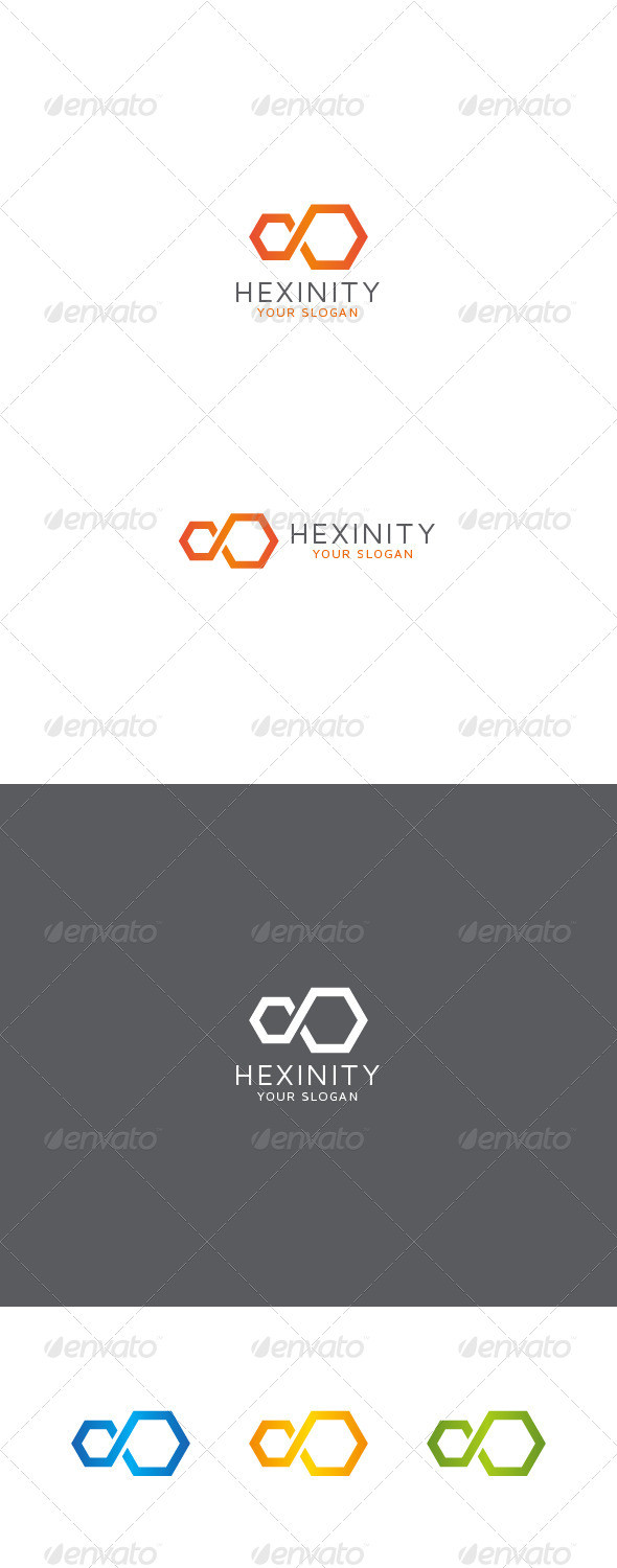 Hexinity abstract logo preview