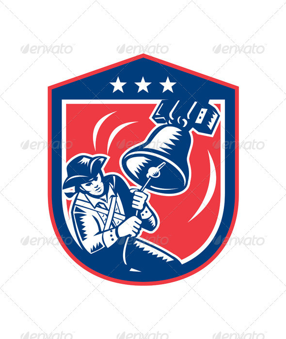 Patriot ringing liberty bell shield prvw