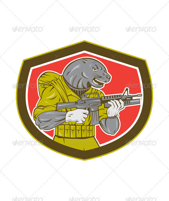 Navy seal armalite m16 gun shield prvw