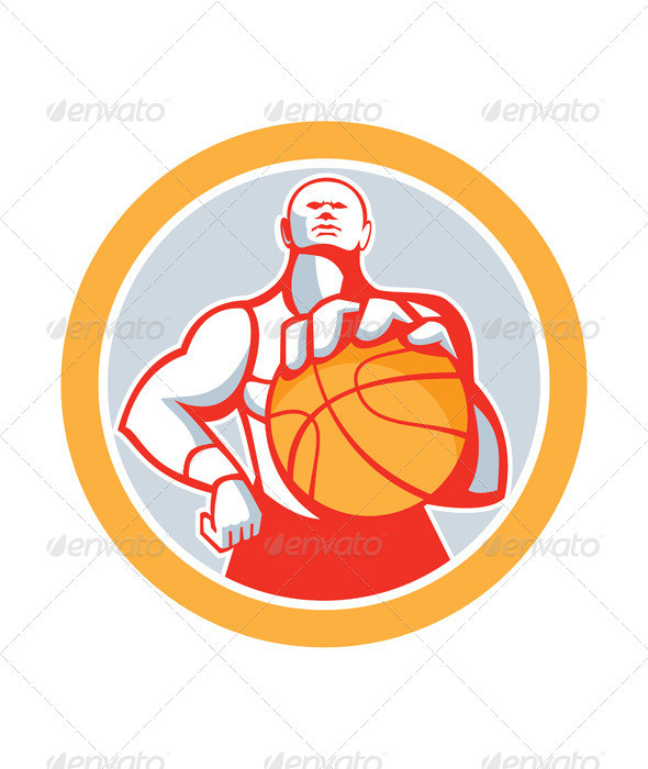 Basketballer ball front circ gr prvw