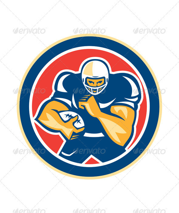 American football player front ball circ gr prvw