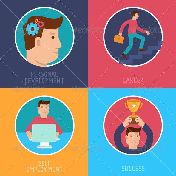 Career infograph elements590