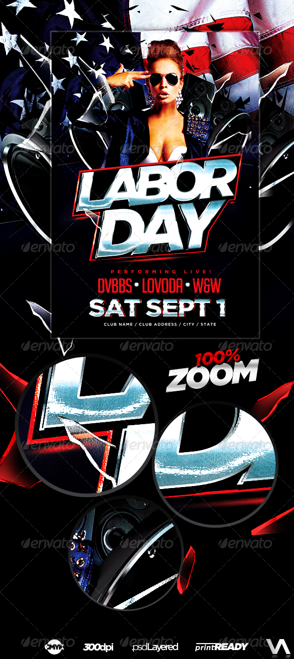 Labor day template