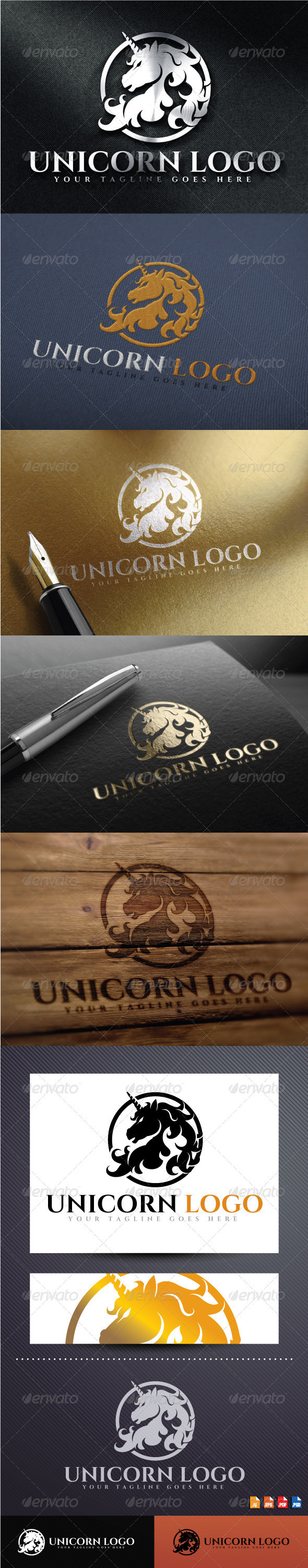 Unicorn logo preview gr