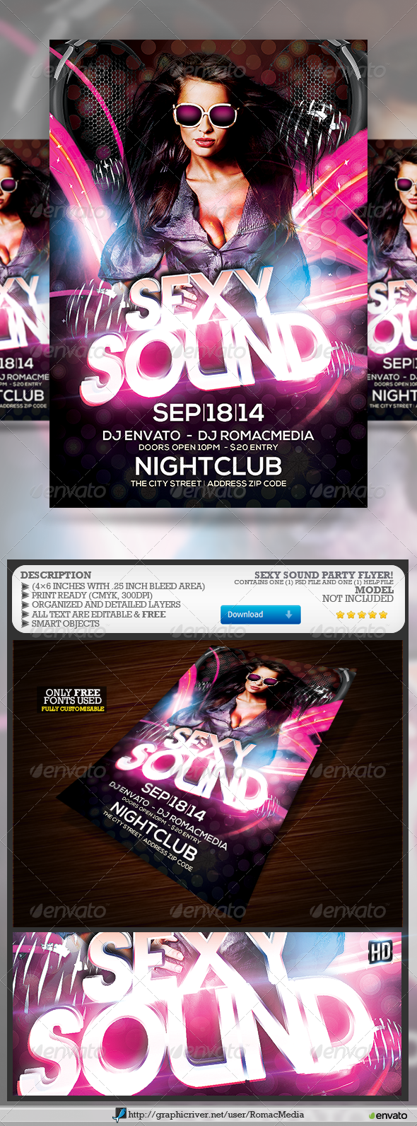 Sexy 20sound 20flyer 20preview 20image