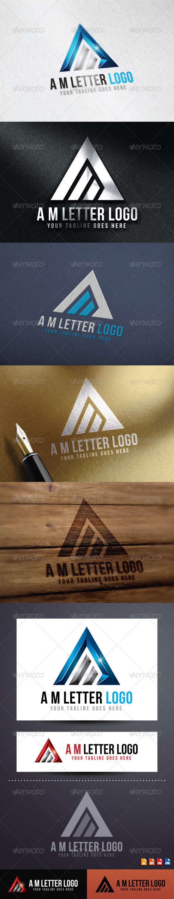 Am letter logo gr preview