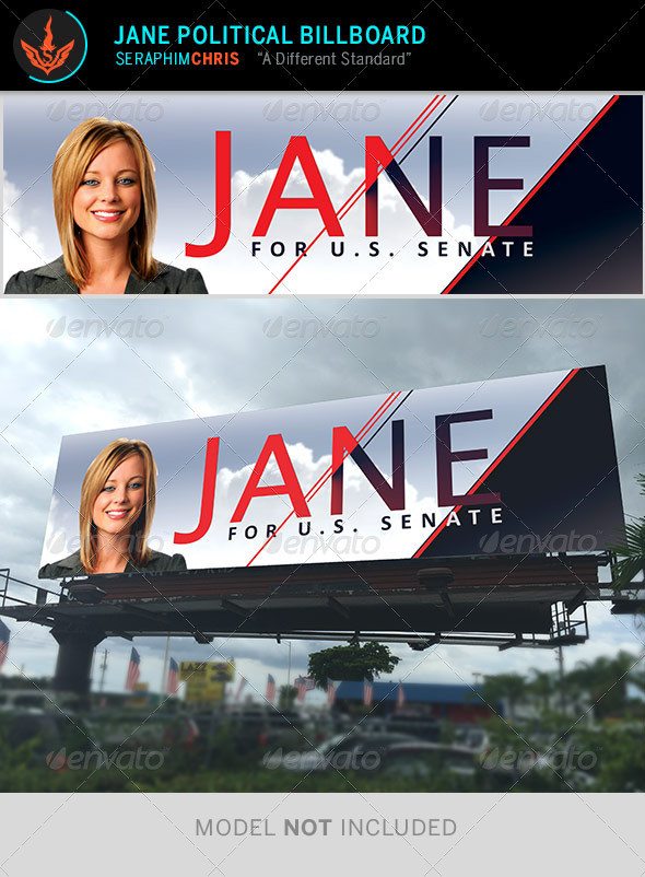 Jane billboard template preview