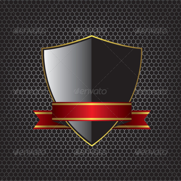 Metal 20textures 20and 20shield 20illustration 20background 20590px