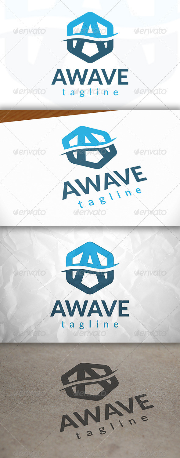 Wave 20letter 20a 20logo 20preview