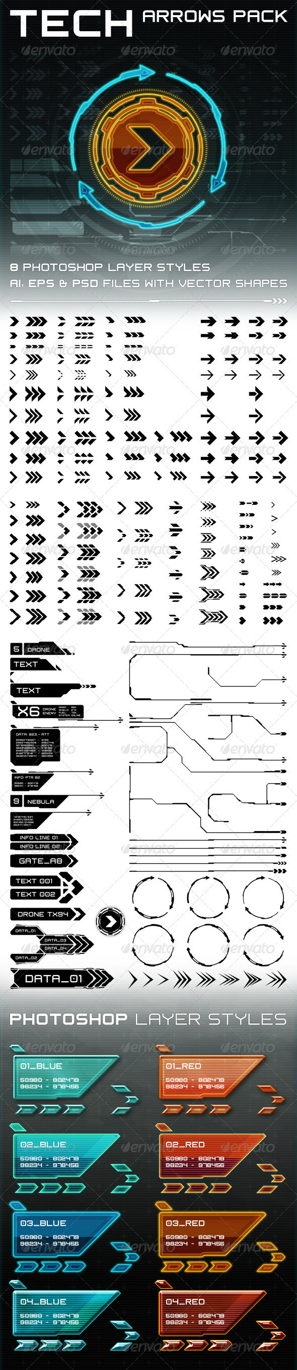 Tech arrows preview image