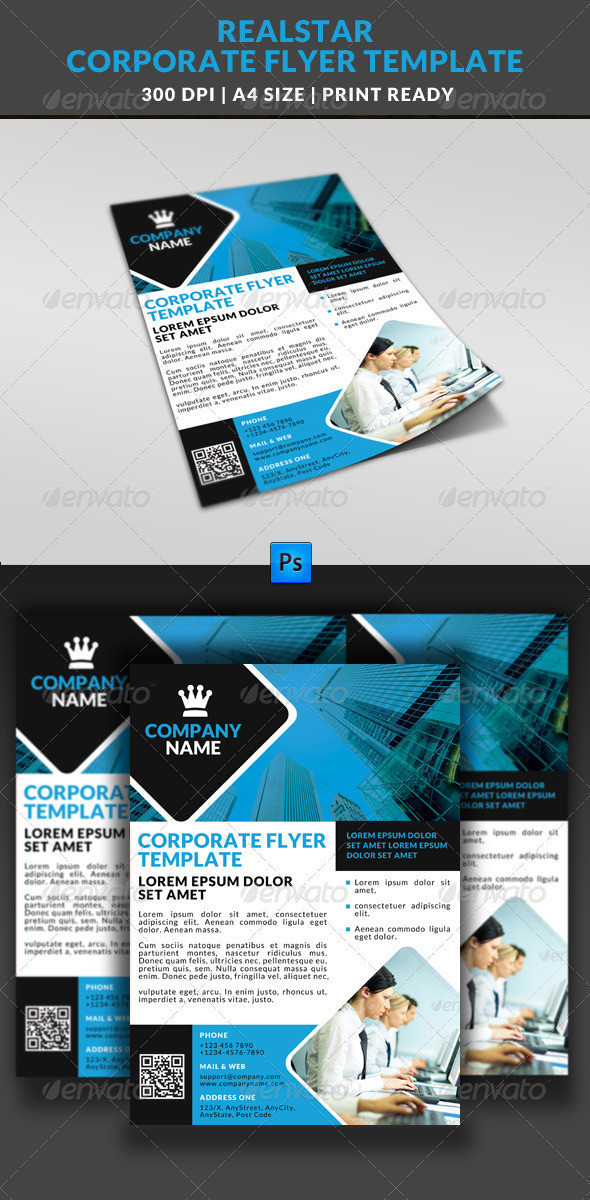 Corporate multipurpose flyer template 10 preview