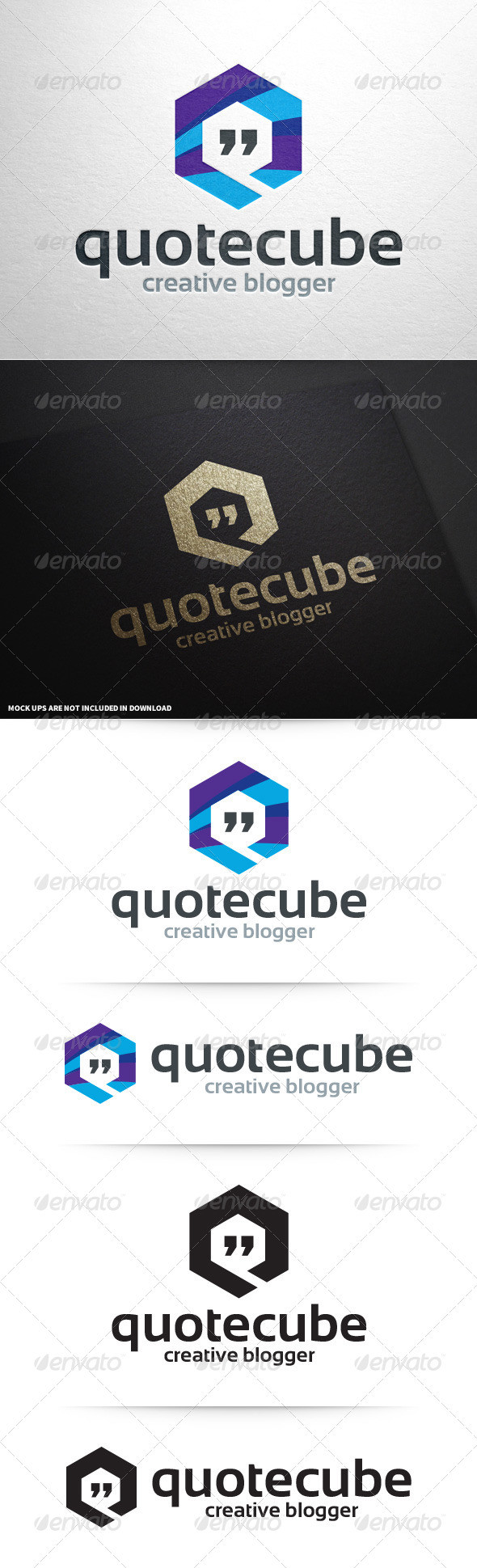 Quote logo template