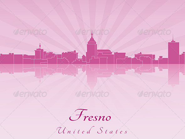 Fresno 20skyline 20in 20purple 20radiant 20orchid