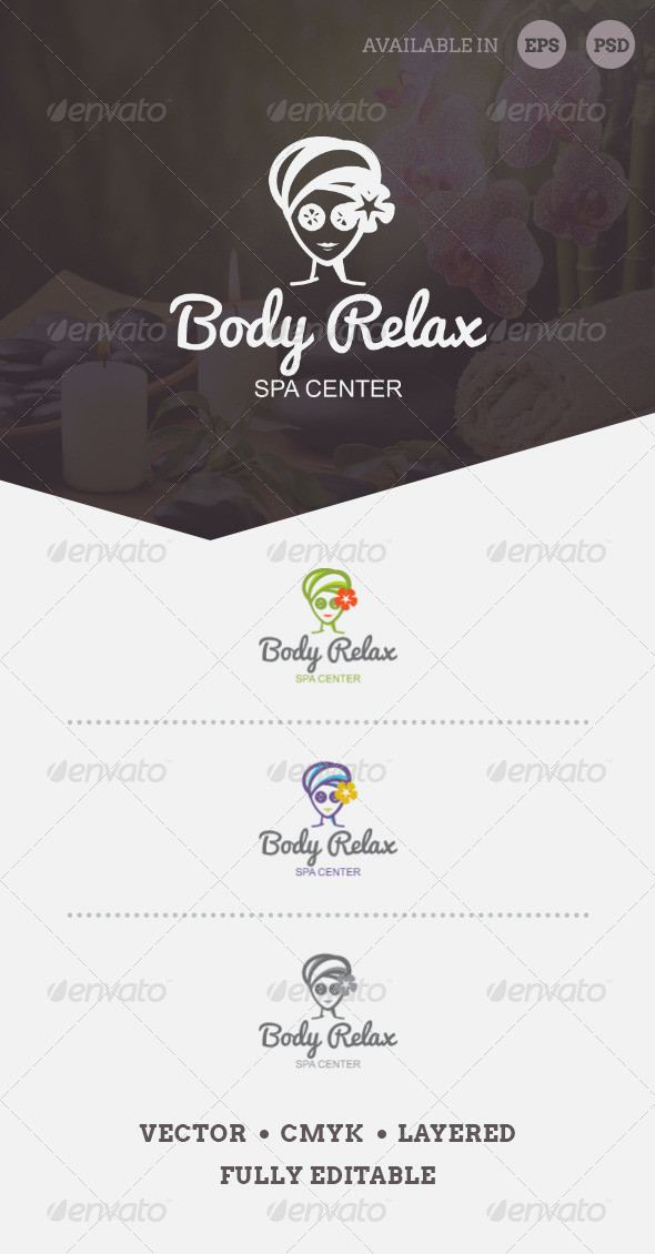 Spa   welness logo template preview