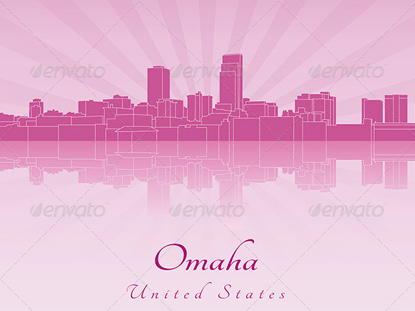 Omaha 20skyline 20in 20purple 20radiant 20orchid