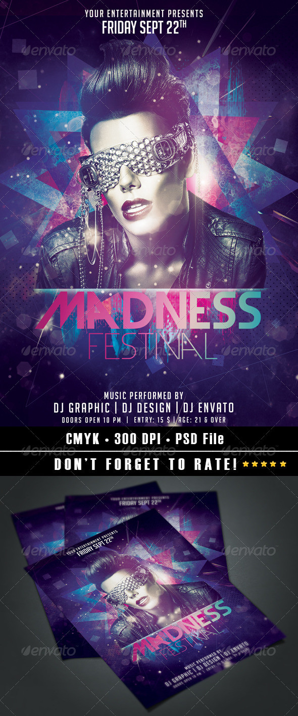 Madness flyer preview