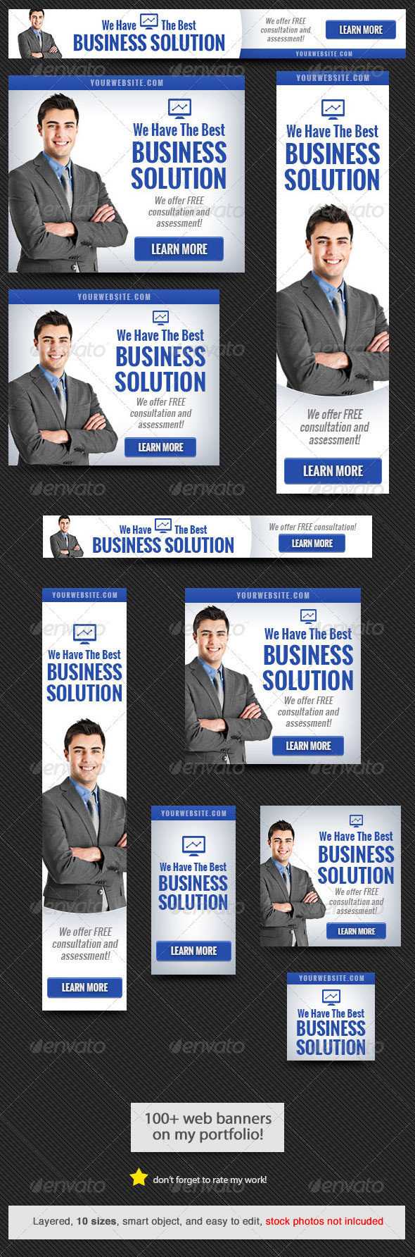 Corporate web banner