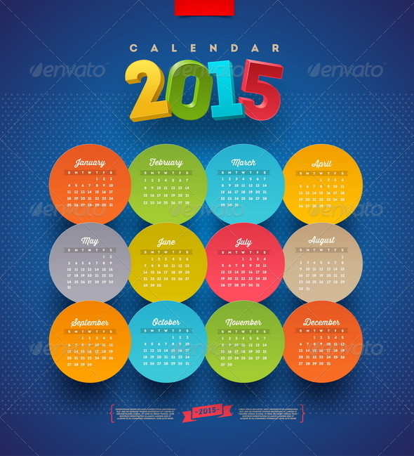 Calendar 202015 20vector 20template 20590