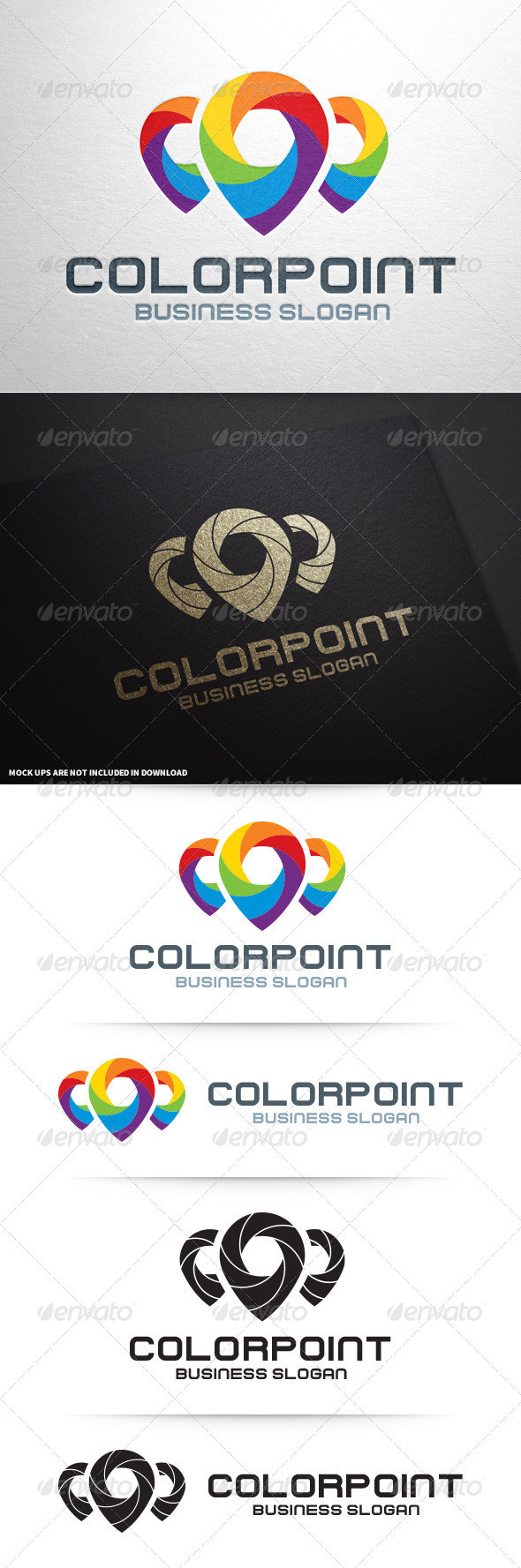 Color point logo template