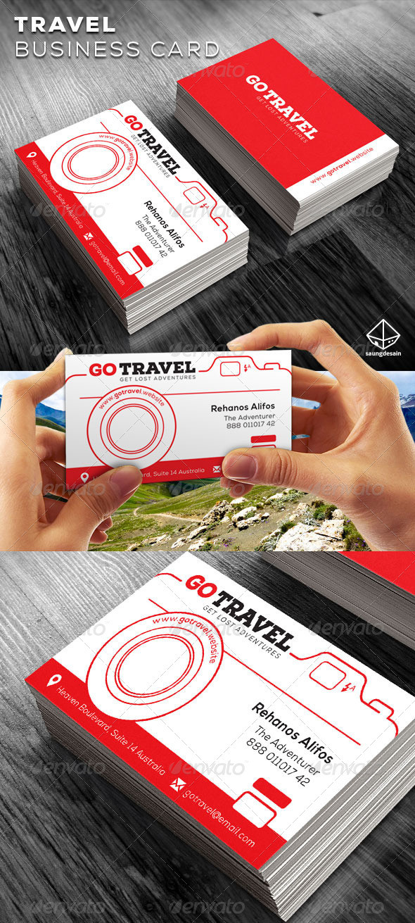 Gotravel unique businesscard