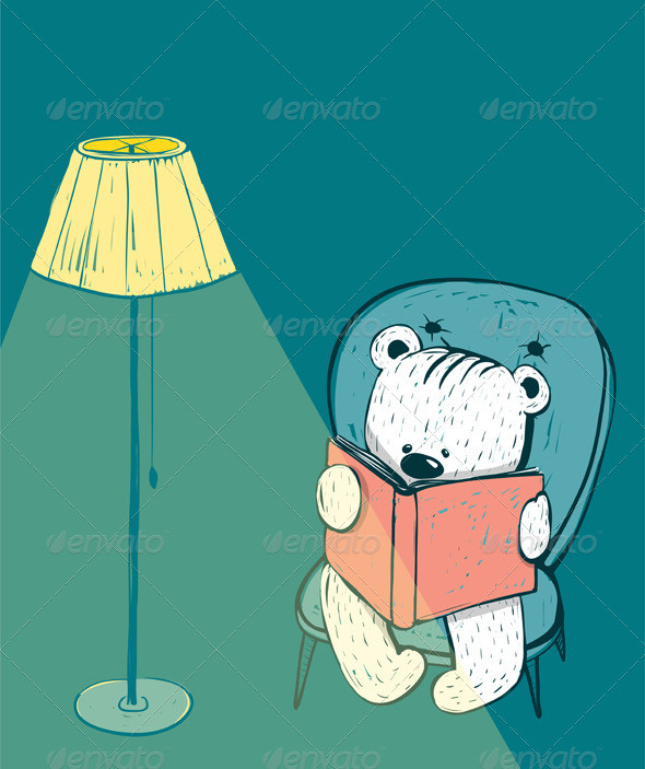 Bear 20reading 20a 20book 20590