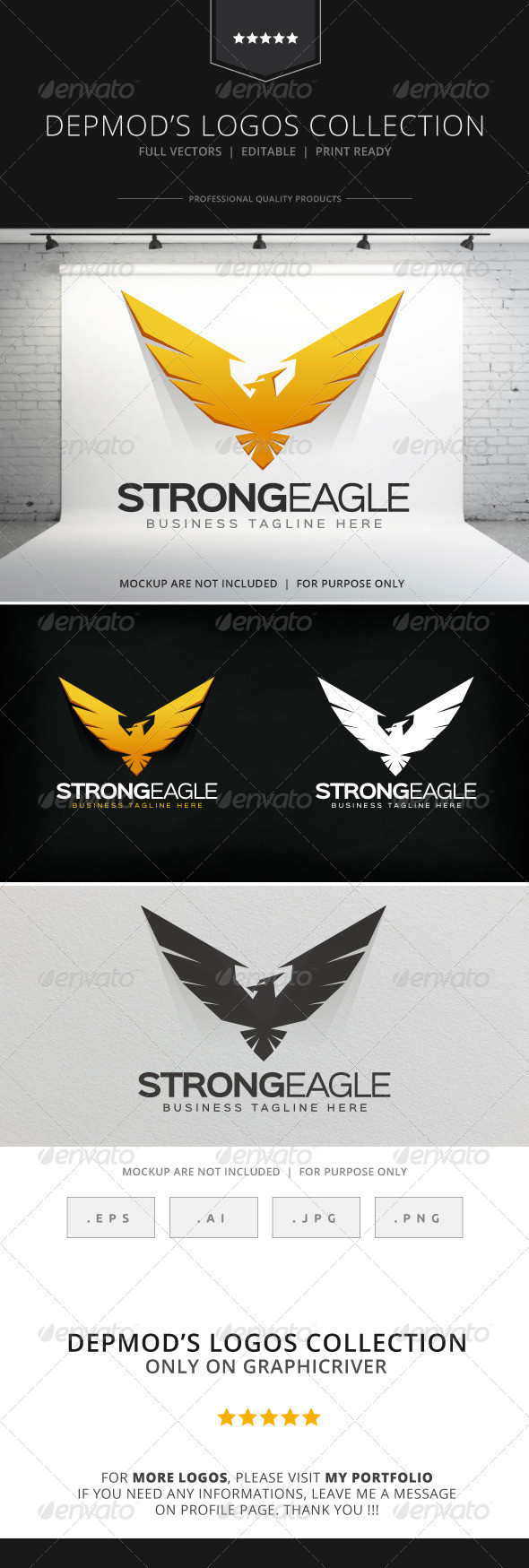 Strong eagle logo