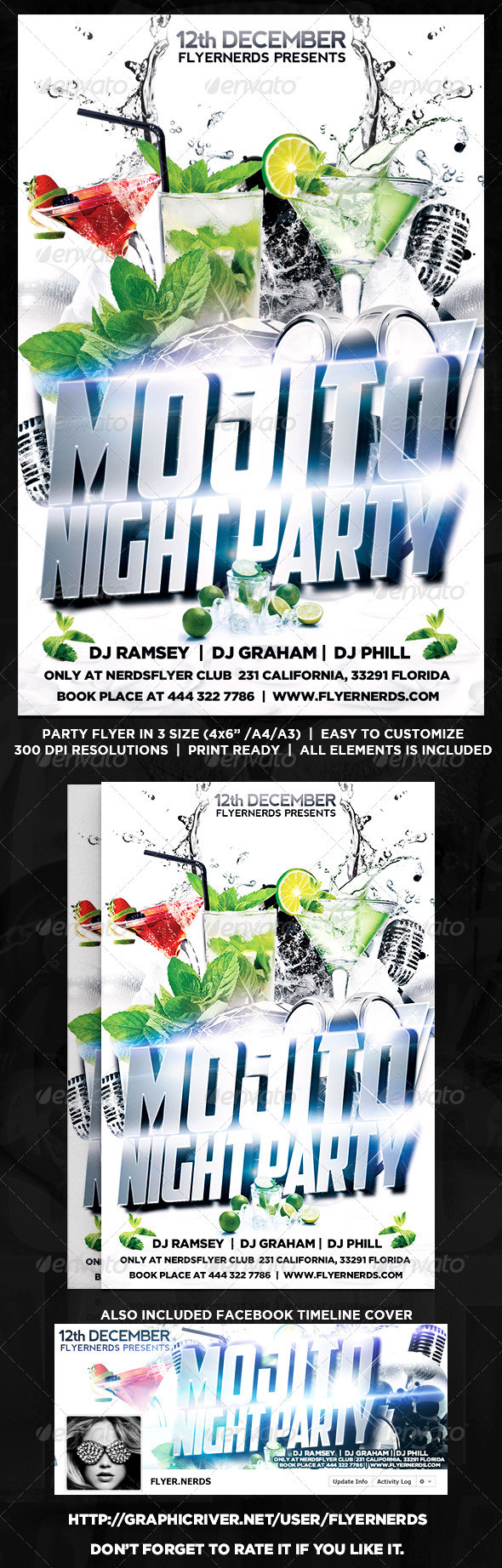 Mojito 20night 20party 20flyer 20preview