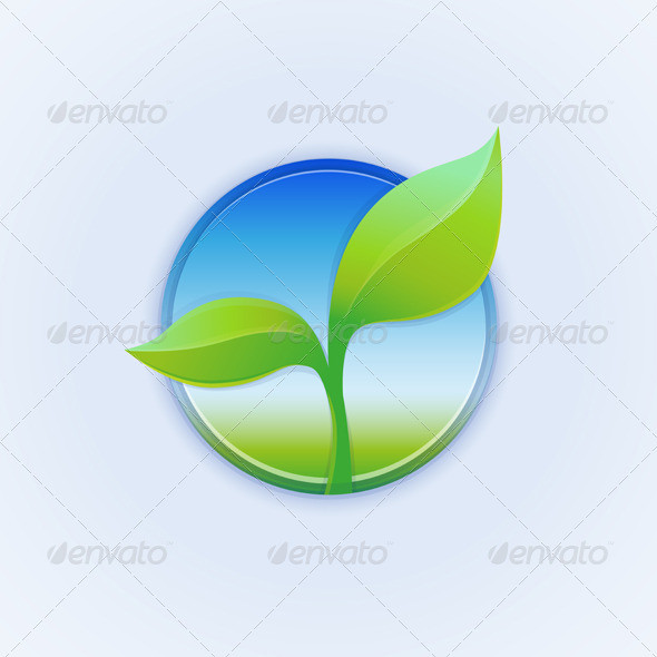 Leaf emblem eco590