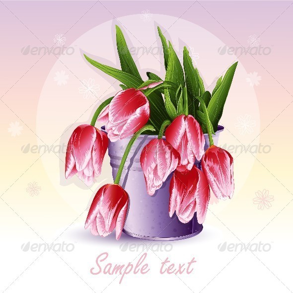 Red 20tulips 20in 20a 20bucket eps10 20 pv