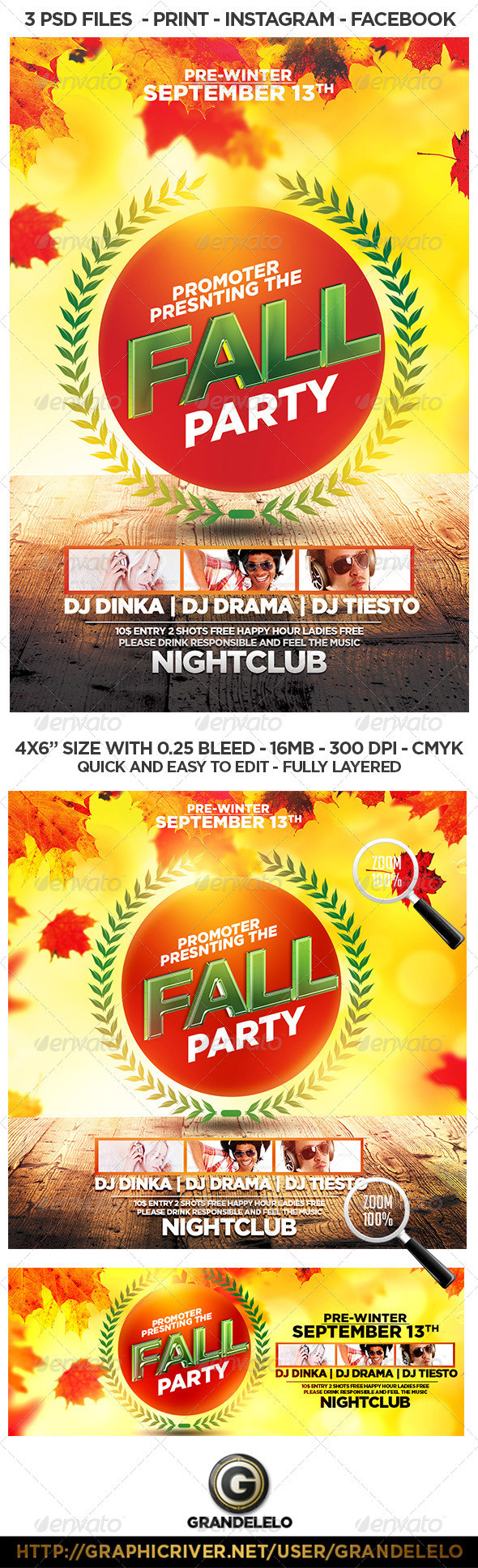 01 fall paty flyer  preview