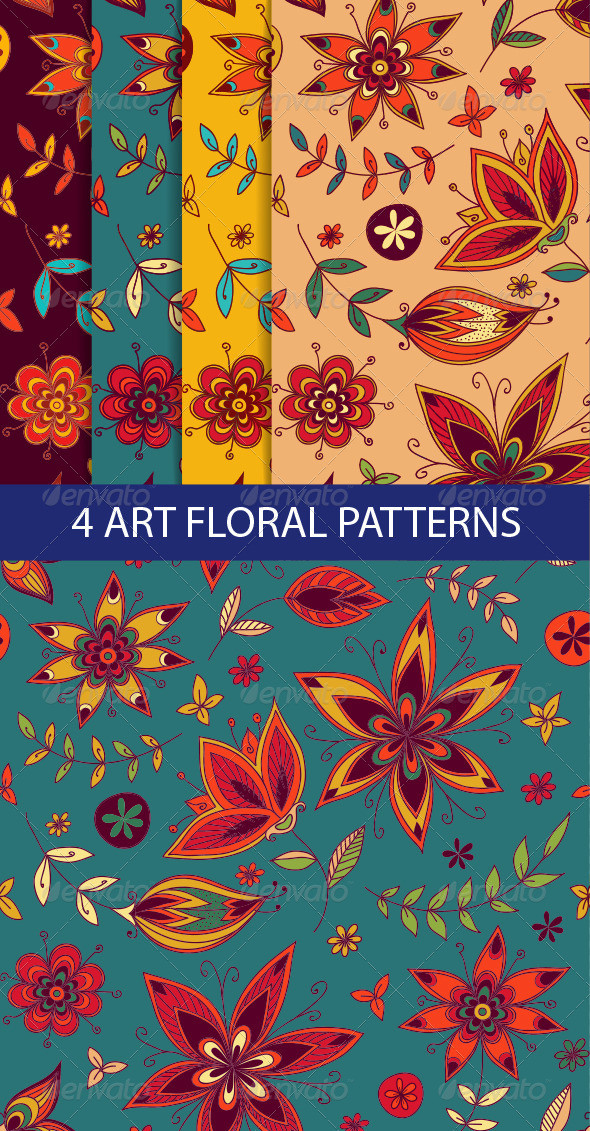 Floral 20seamless 20pattern 20with 20flowers preview