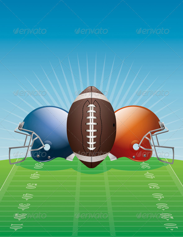 Football background hemetsball