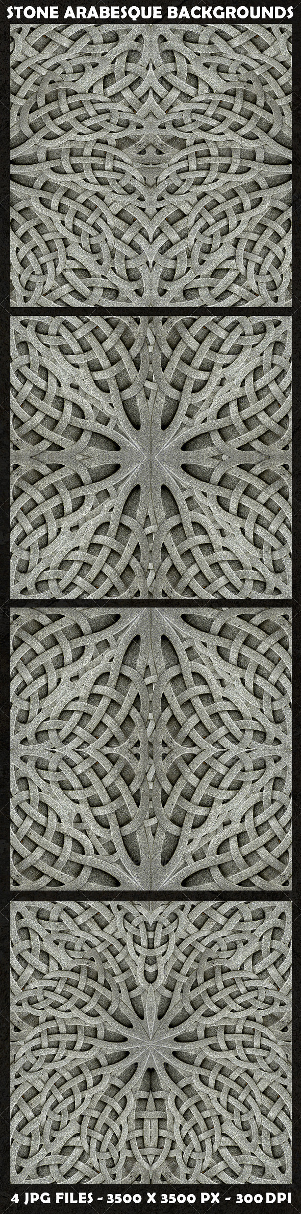 Preview stone arabesque backgrounds