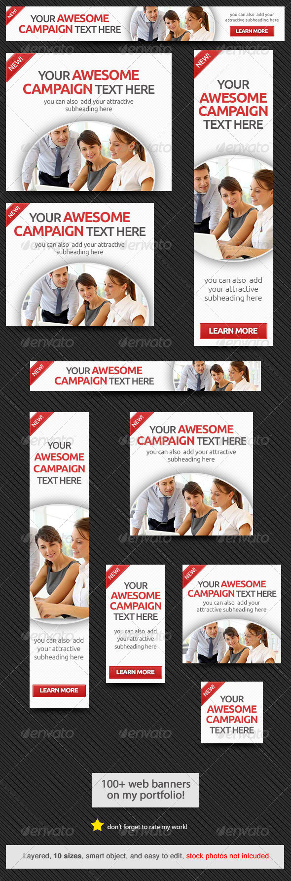 Corporate web banner