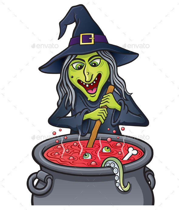 Witch stirring cauldronprev