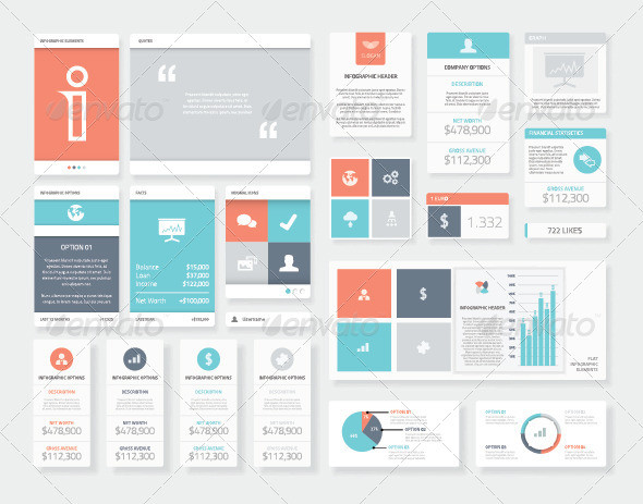 Flat 20ui 20infographic 20vector 20elements 20gr