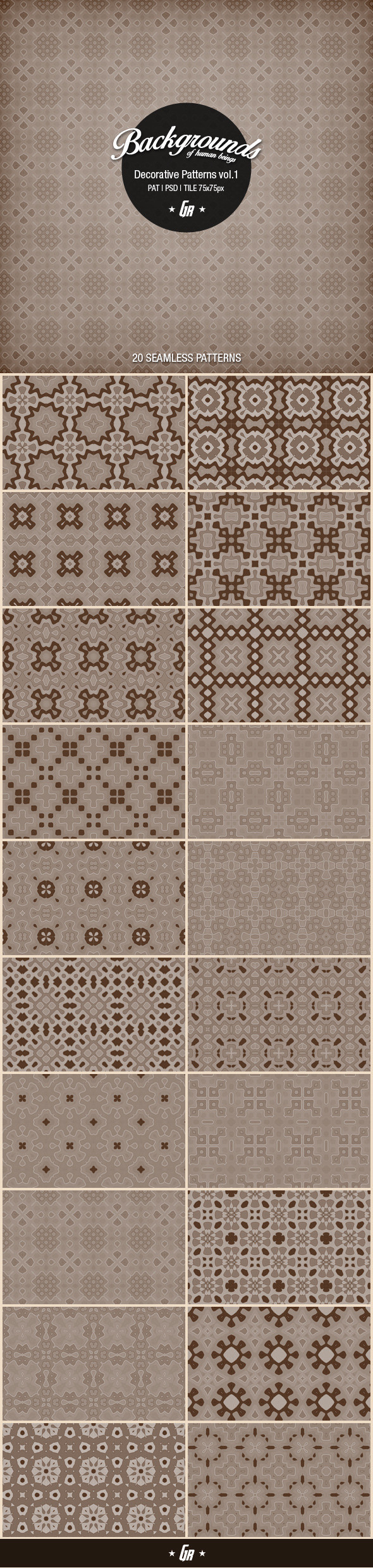 Decorative patterns vol1 preview