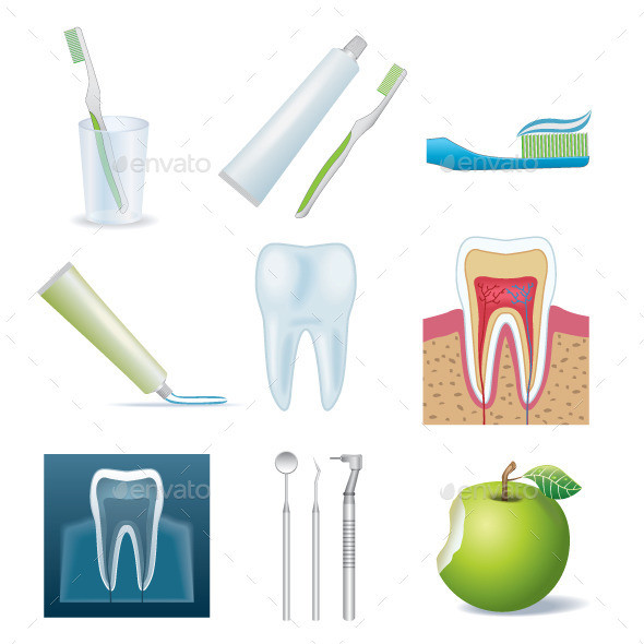 Dental 20icon 20set 20  20preview