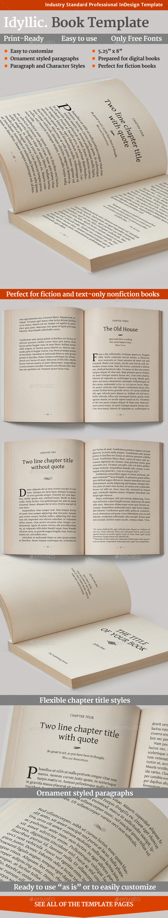 Preview idyllic book template