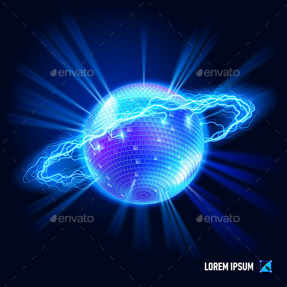 Saturn lightning disco ball 01 590