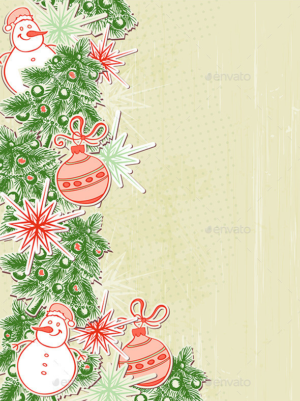 Christmas snowman background590