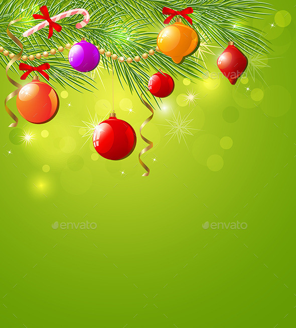 Holiday green background590