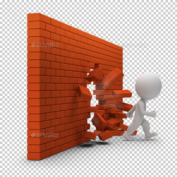 3d 20small 20people 20  20through 20a 20brick 20wall 20pr