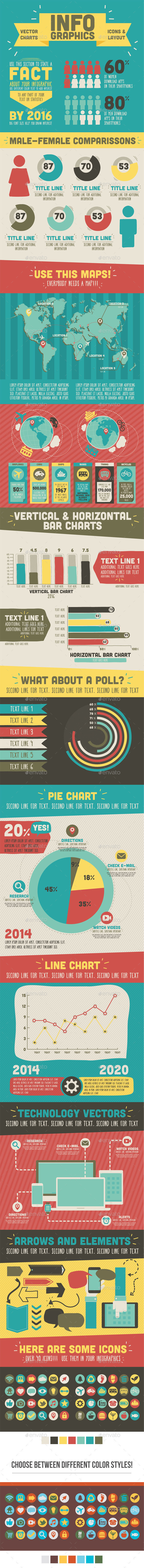 Infographics elements prev