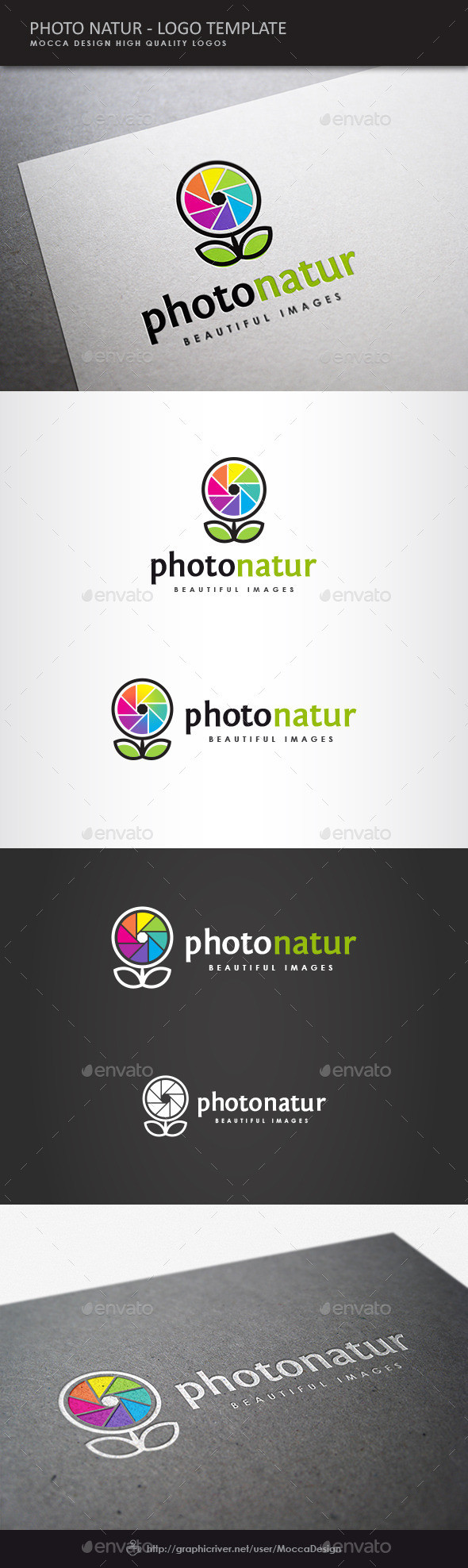 Preview photo natur logo mocca design