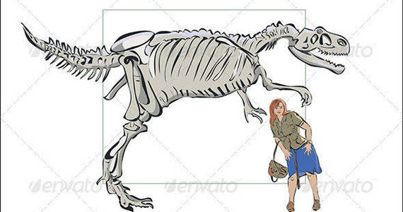 Box compare 20man 20with 20a 20skeleton 20of 20a 20dinosaur