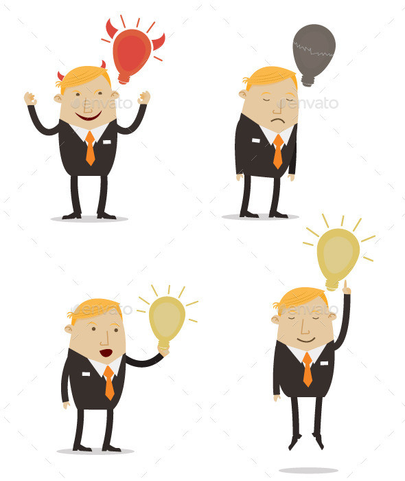 Businessman with idea prev