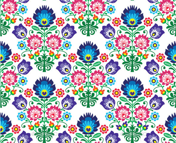 Seamless polish folk pattern 1b prev