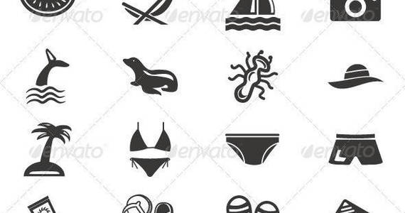 Box image preview beach icons