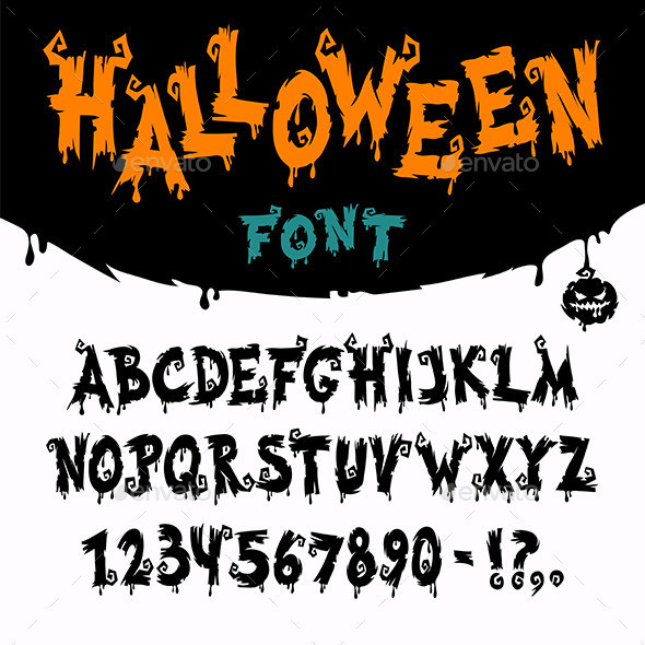 Halloween font